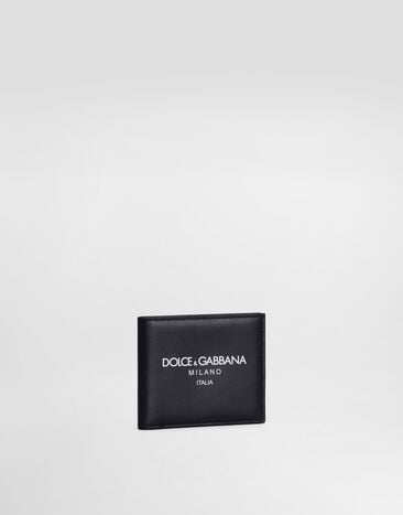 Dolce & Gabbana Calfskin bifold wallet Blue BP1321AN244