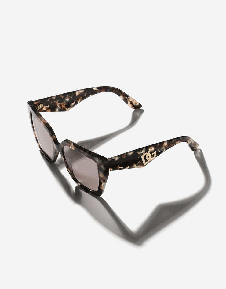 Dolce & Gabbana Gafas de sol DG Crossed Habana azul nacarado VG4438VP87N