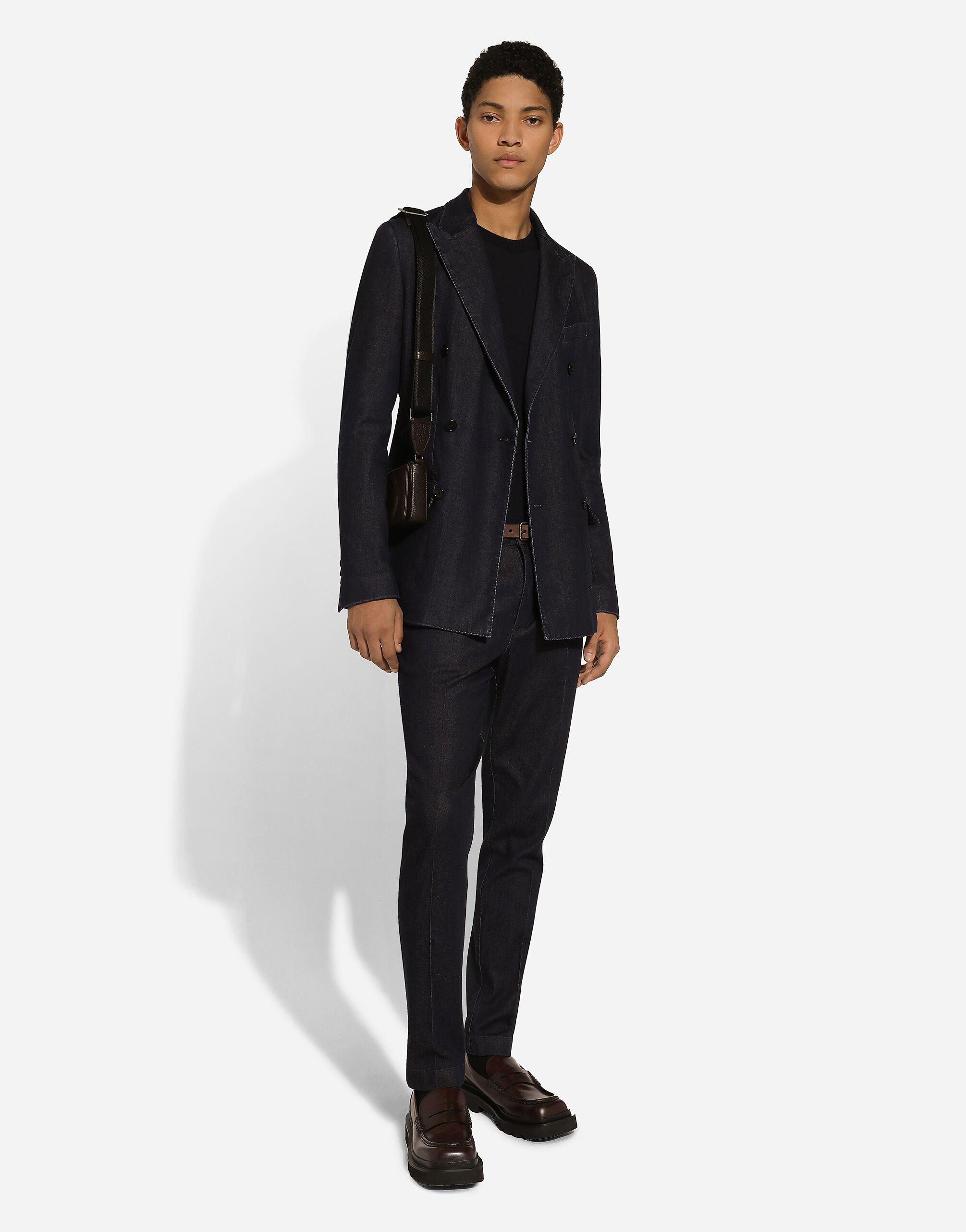 Dolce & Gabbana Elegant Taormina Black Cotton Men's Blazer
