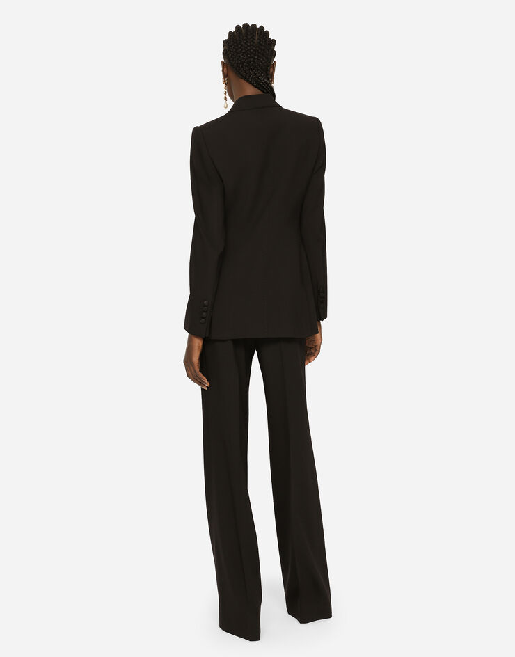 Dolce & Gabbana Flared woolen pants Black FTBQZTFUBAJ