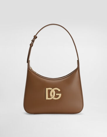 Dolce & Gabbana 3.5 shoulder bag in smooth calfskin Brown BB7598AW576