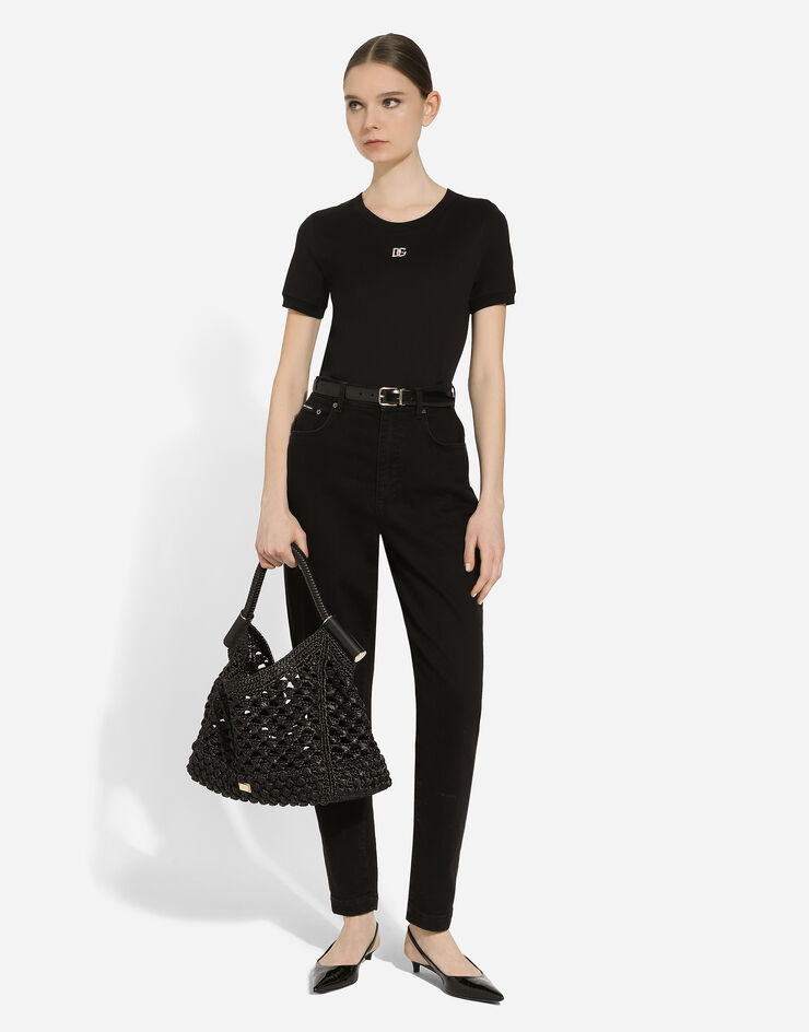 Dolce & Gabbana حقيبة يد سيسيلي أسود BB7662A4547