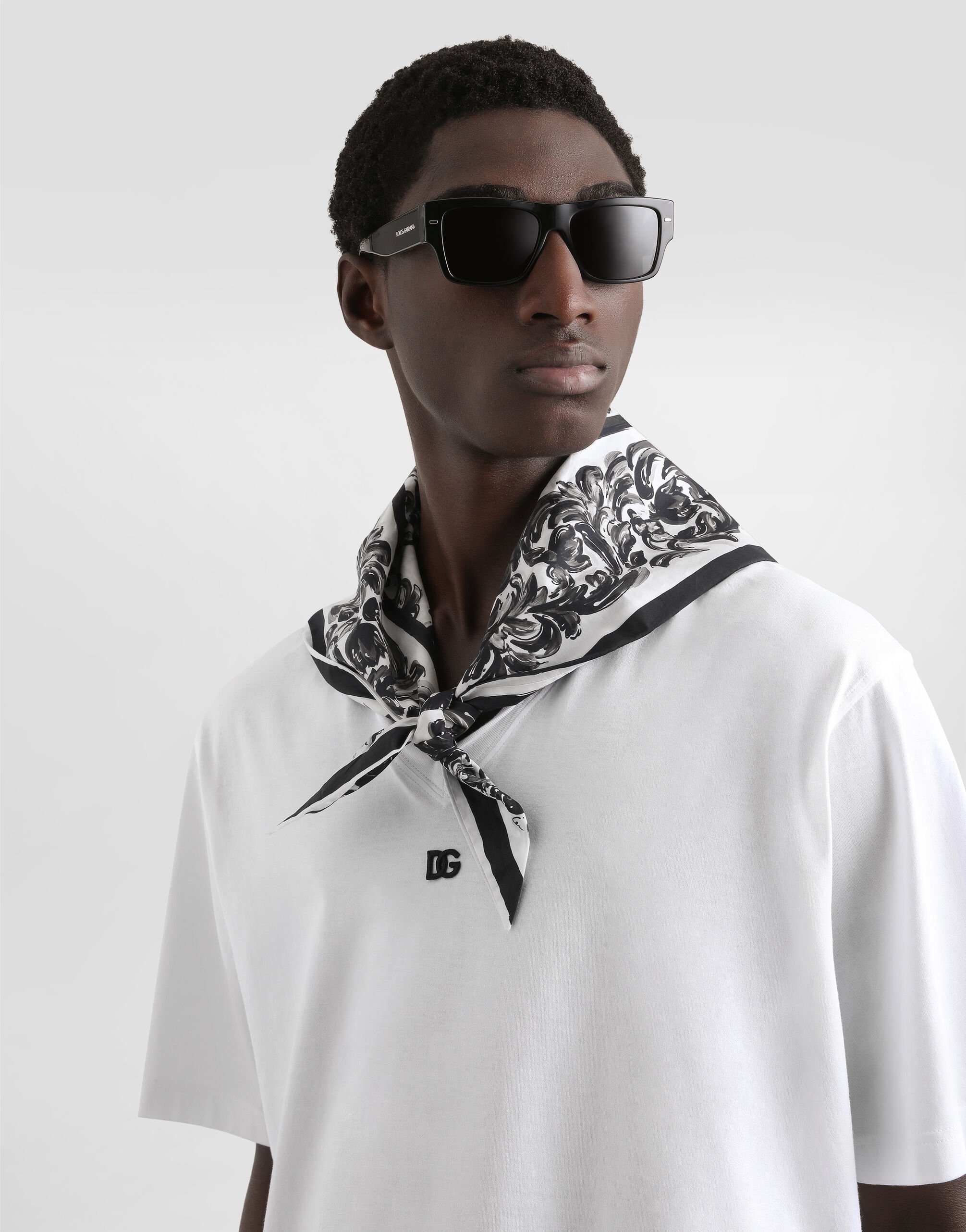 DOLCE & GABBANA ドルチェ＆ガッバーナ メンズ Tシャツ ホワイト DOLCE&GABBANA - DOLCE&GABBANA(ドルチェアンドガッバーナ) 半袖