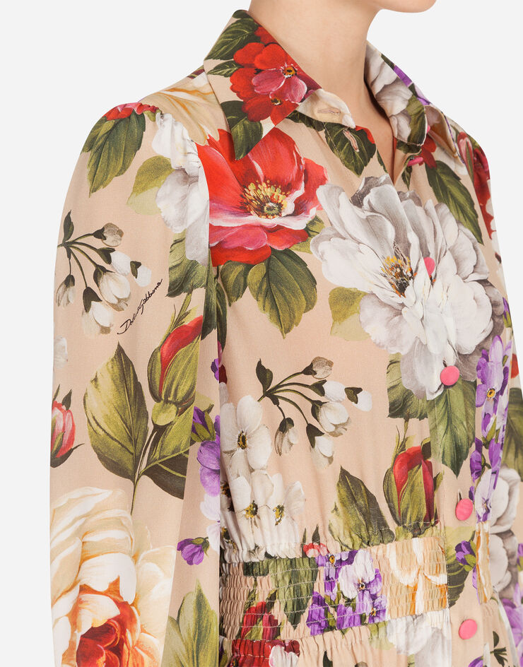 Dolce & Gabbana FLORAL-PRINT CREPE DE CHINE JUMPSUIT STAMPA FLOREALE F6H4LTIS1AO