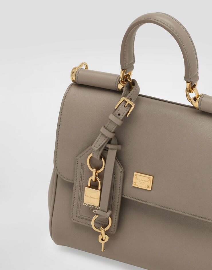Dolce & Gabbana My Sicily plongé calfskin bag Beige BB7781B7321
