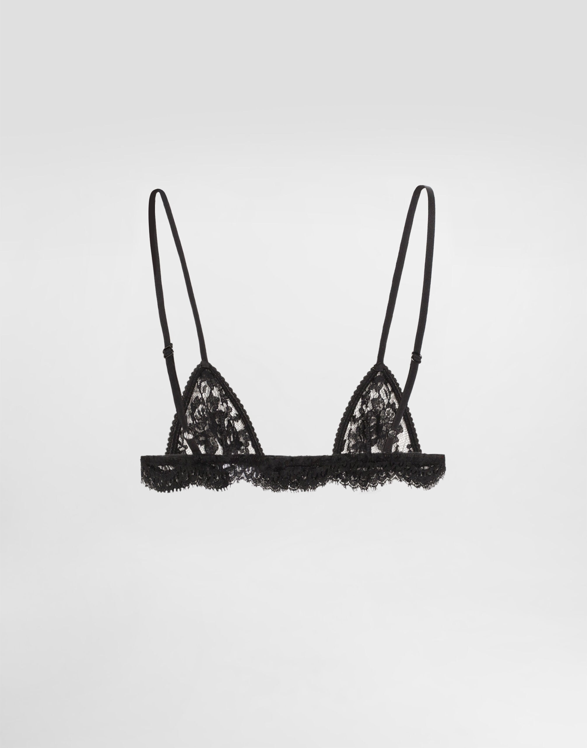 Micro lace bra in Black for Women | Dolce&Gabbana® US
