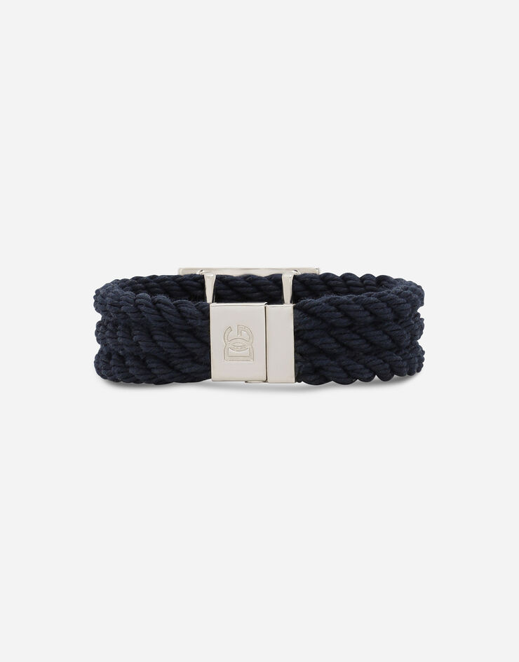 Dolce & Gabbana Bracelet cordon « Marin » Bleu WBQ1M5W1111