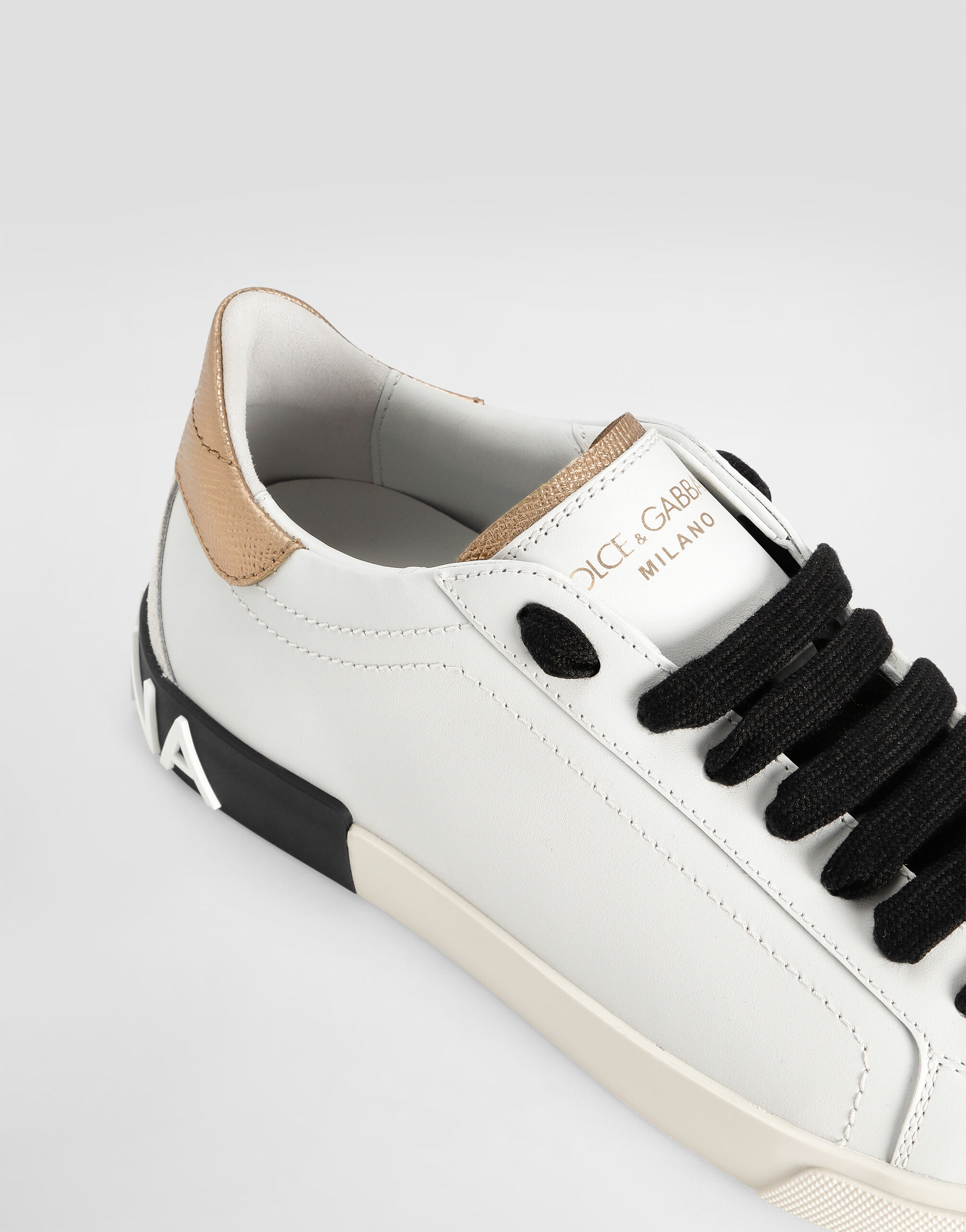 【関税込み】DOLCE&GABBANA VINTAGE PORTOFINO SNEAKER Portofino vintage calfskin sneakers in White for Women