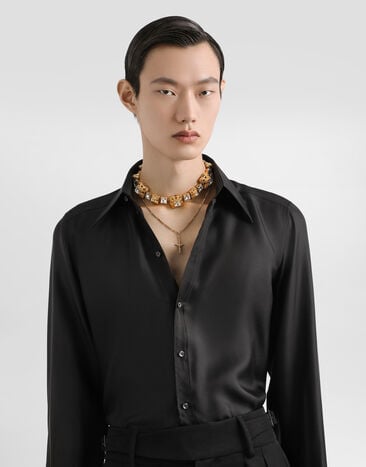 Dolce & Gabbana 십자가 네크리스 골드 WNN5D7W1111