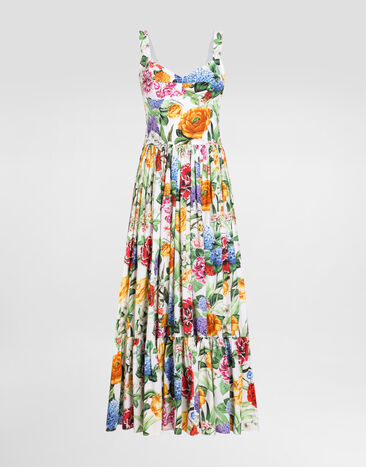 Dolce & Gabbana Long floral-print corset dress Print F6AEITHS5S5