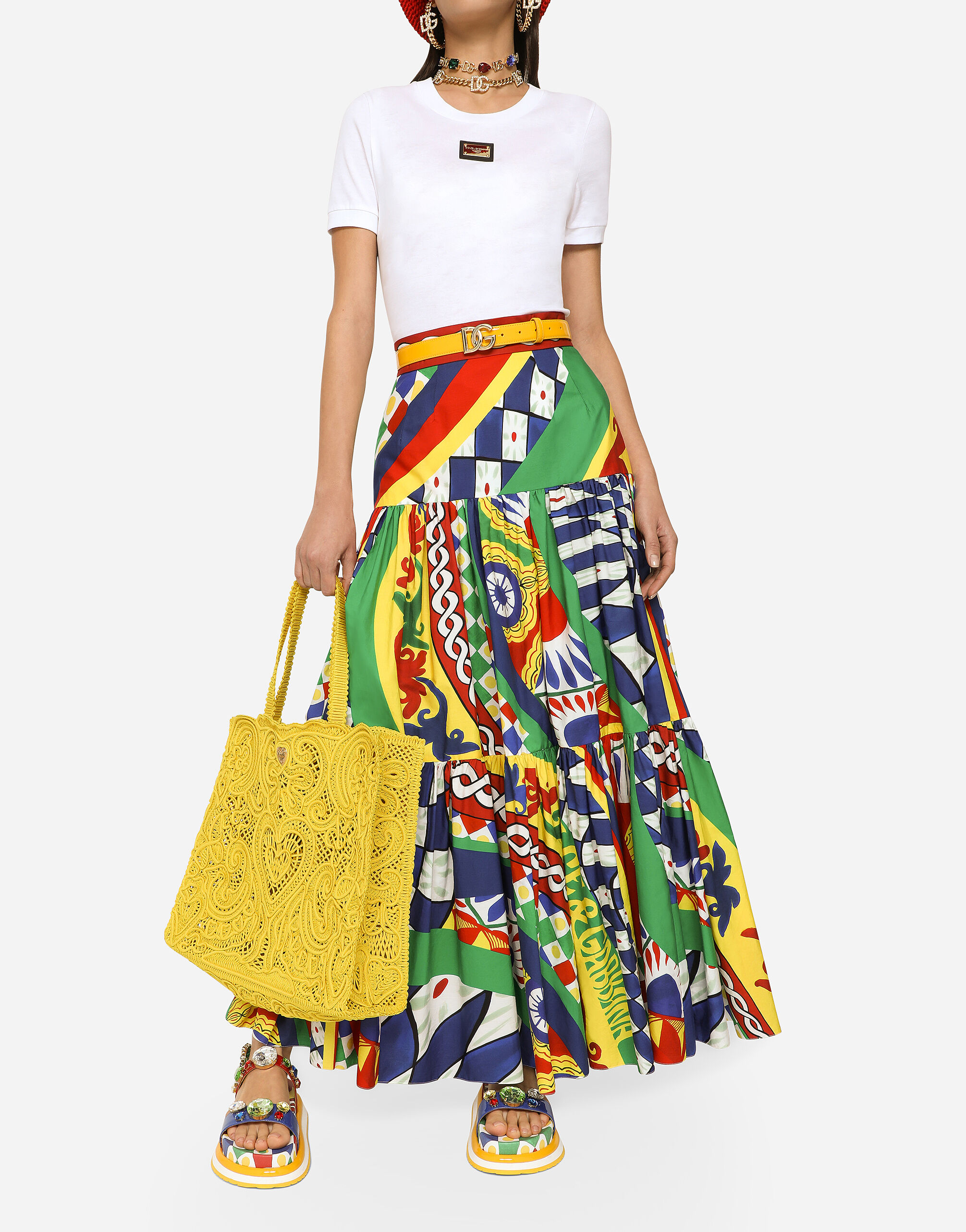 Gonna dolce e top gabbana