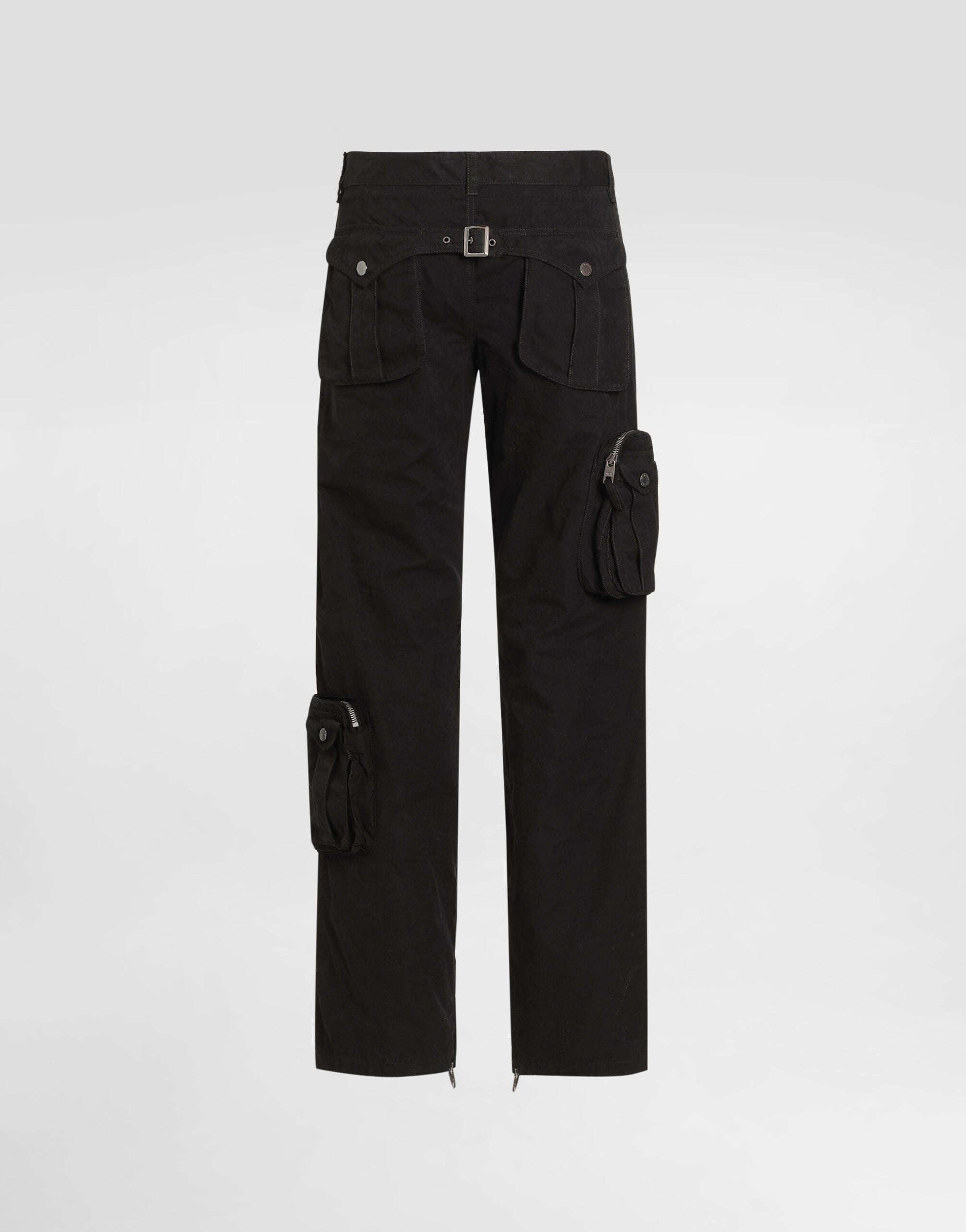 Waxed faille trousers in Black for Men | Dolce&Gabbana®