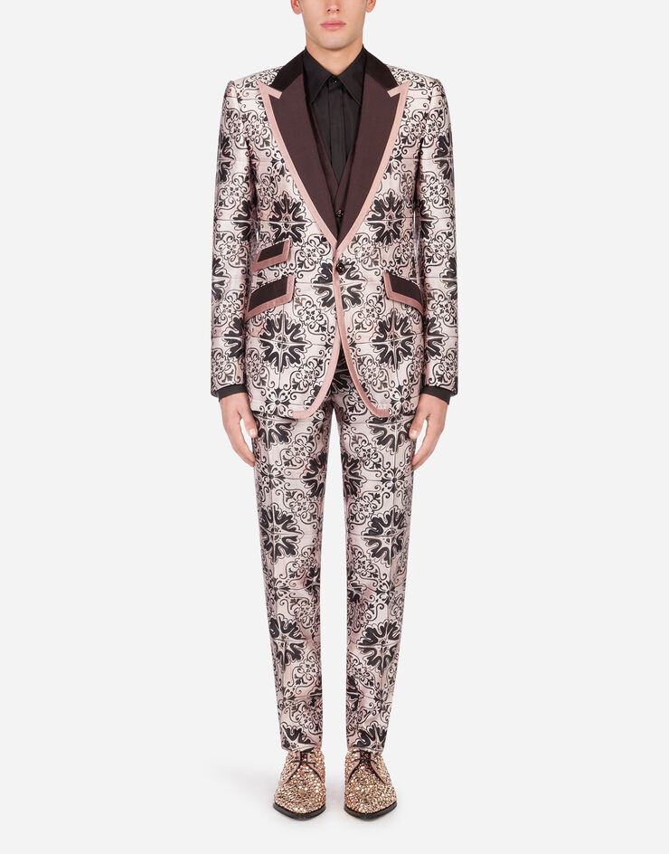 Dolce & Gabbana Jacquard maiolica pants Dolce & Gabbana Jacquard maiolica pants STAMPA MAIOLICA GY7BMTIS1CZ