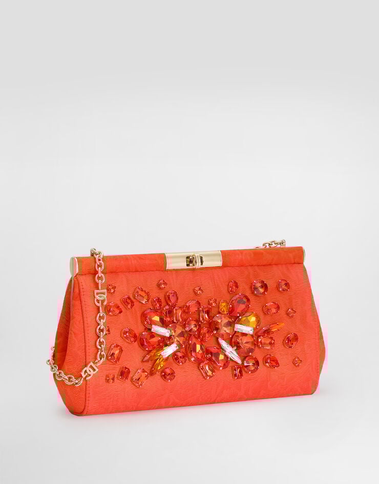Dolce & Gabbana Marlene shoulder bag in embroidered brocade Multicolor BB7672A0398