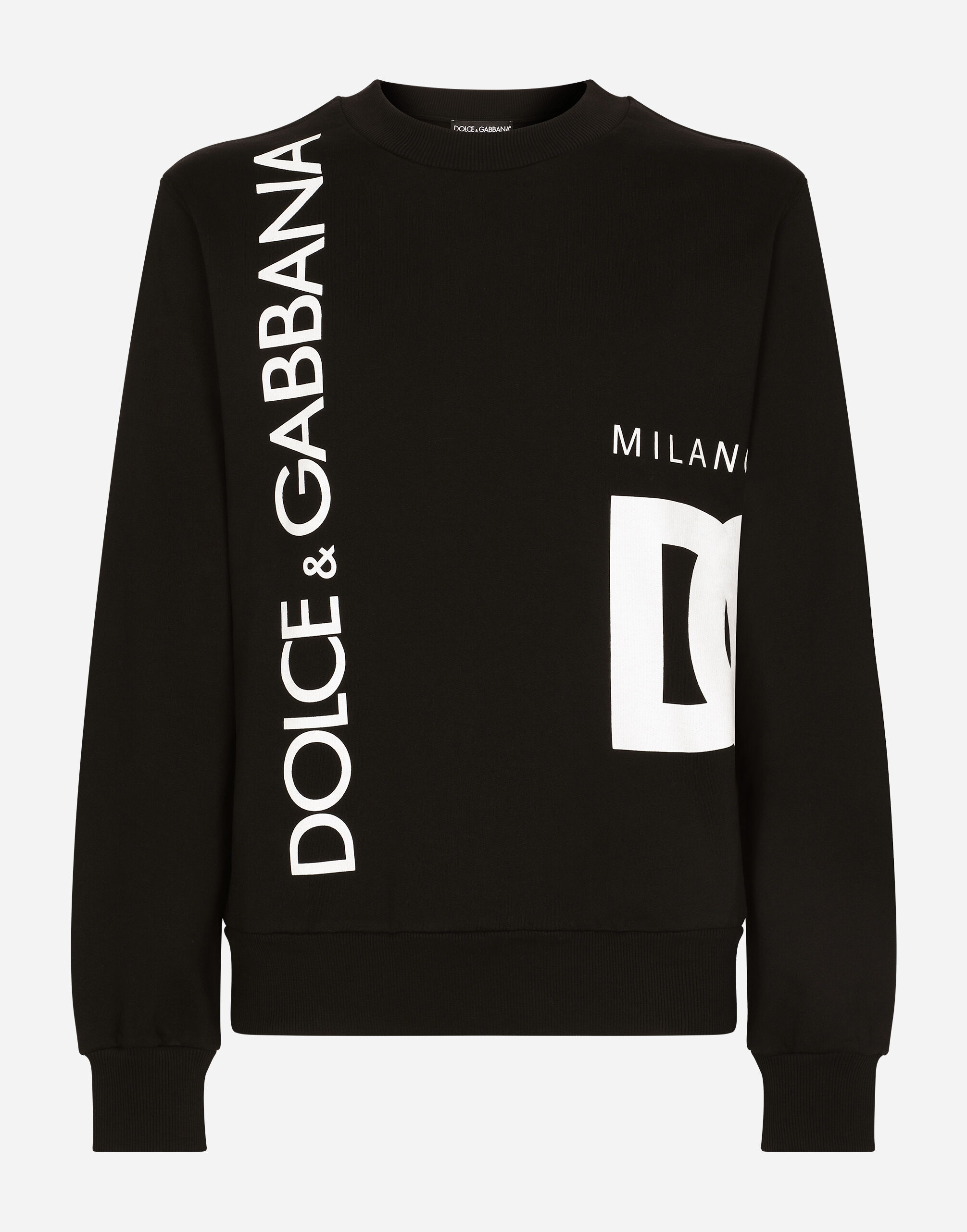 Long-sleeved sweatshirt in Multicolor for Men | Dolce&Gabbana® US