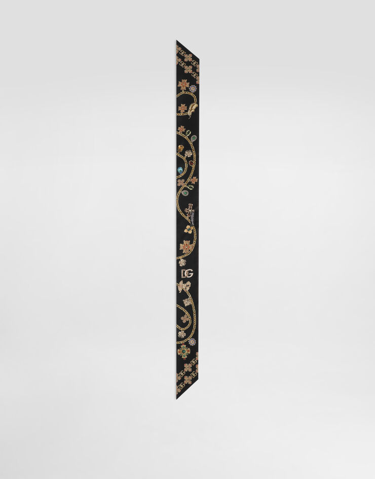 Dolce & Gabbana 真丝斜纹束发带 多色 FS215AGDDAW