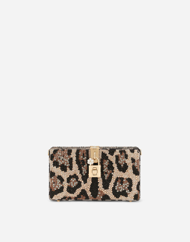 Dolce & Gabbana Clutch Dolce Box mit Thermostrass Mehrfarbig BB6246AK206