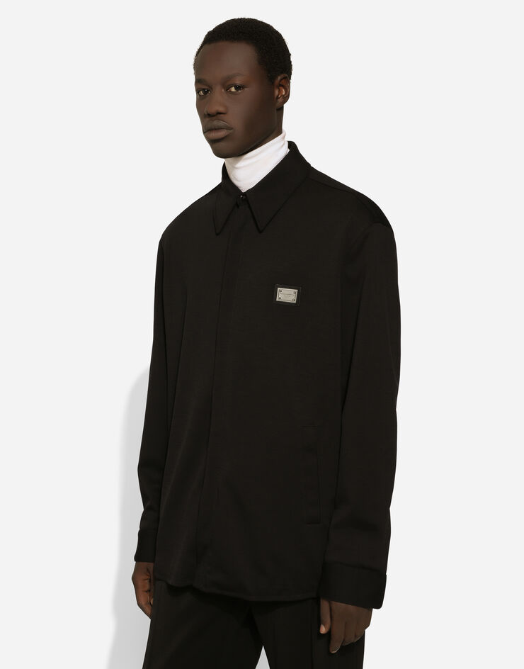 Dolce & Gabbana Technical fabric shirt with tag Nero G5LQ3TGH487