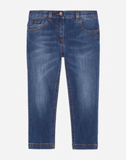 Dolce&Gabbana Washed stretch denim skinny jeans Black L5JP3KG7MJS