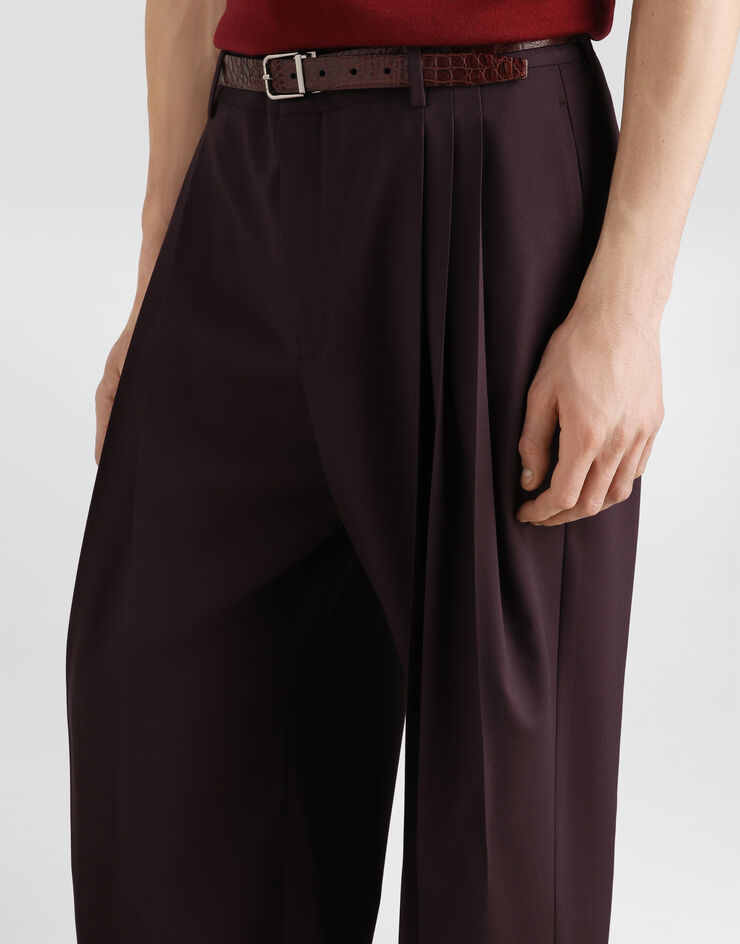 Dolce & Gabbana Wool trousers Dolce & Gabbana Wool trousers Multicolor GP13CTFUBG5