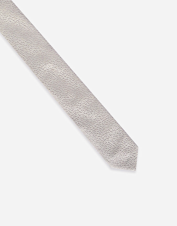 Dolce & Gabbana 6 cm tie-design silk jacquard blade tie Weiss GT149EG0JQN