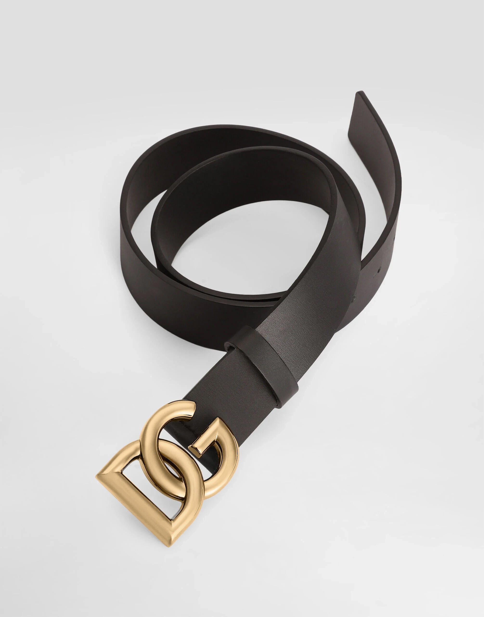 ♡Dolce＆Gabbana ロゴ入りバックルレザーベルト マルチカラーのメンズ ベルト リュクスレザー DGオーバーラッピング