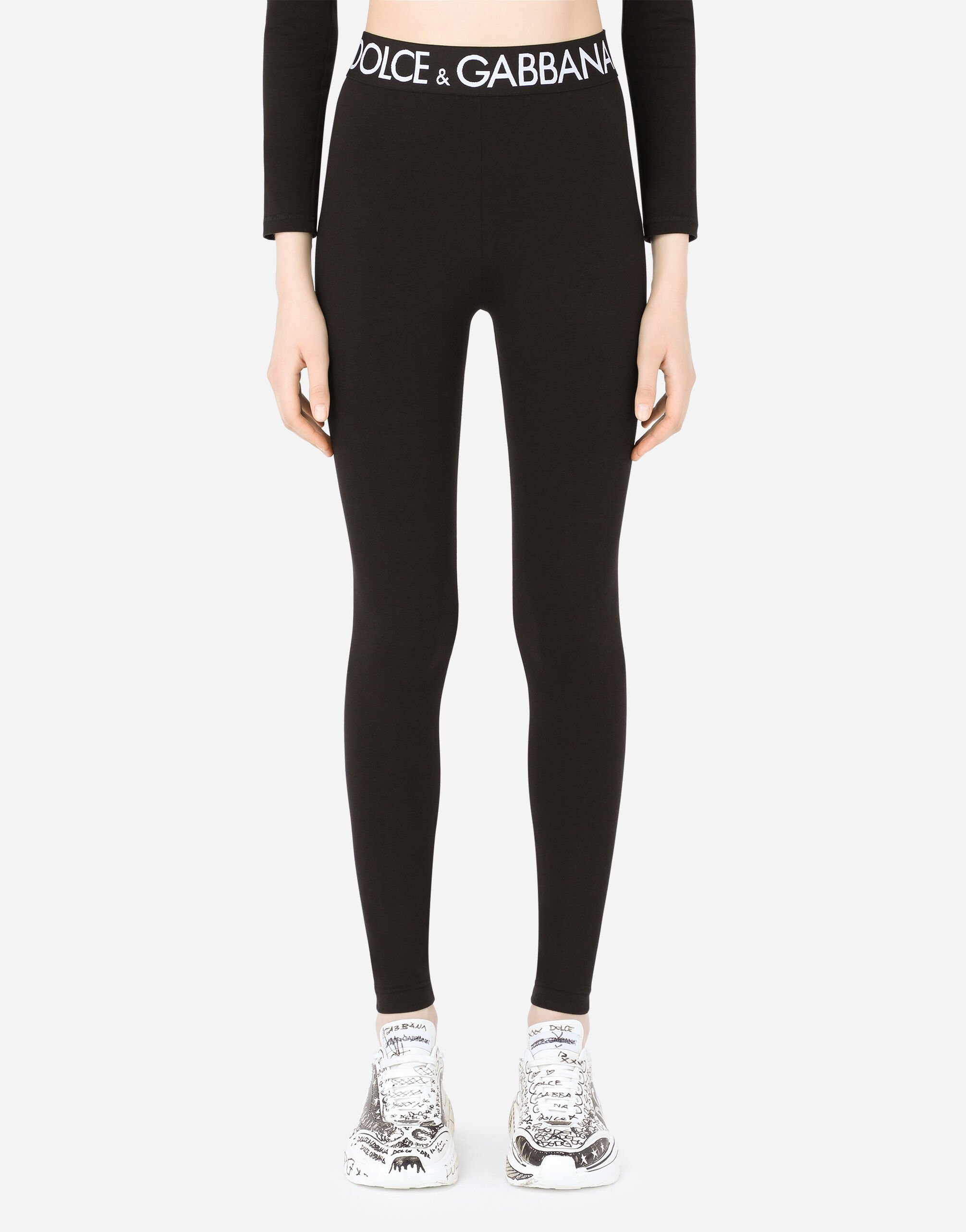 LEGGINGS en Noir pour femme Dolce Gabbana