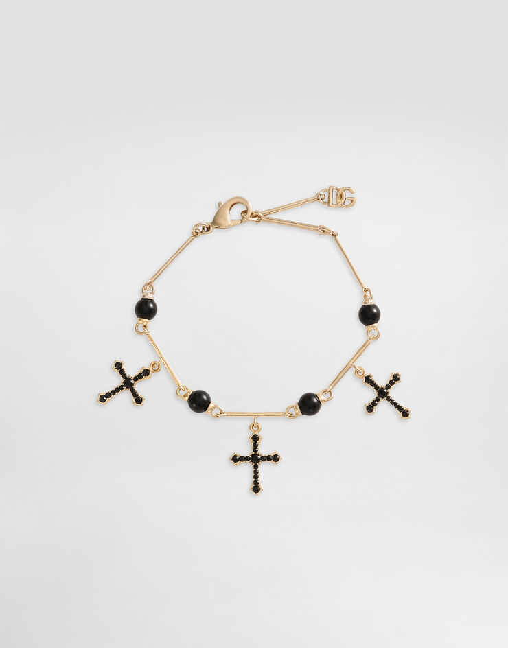 Dolce & Gabbana Bracelet with cross charms Dolce & Gabbana Bracelet with cross charms Gold WBQ2D4W1111