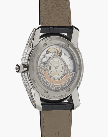 Dolce & Gabbana Special Pieces white gold watch with diamond pavé Blue/White Gold WWJE1GXPI02