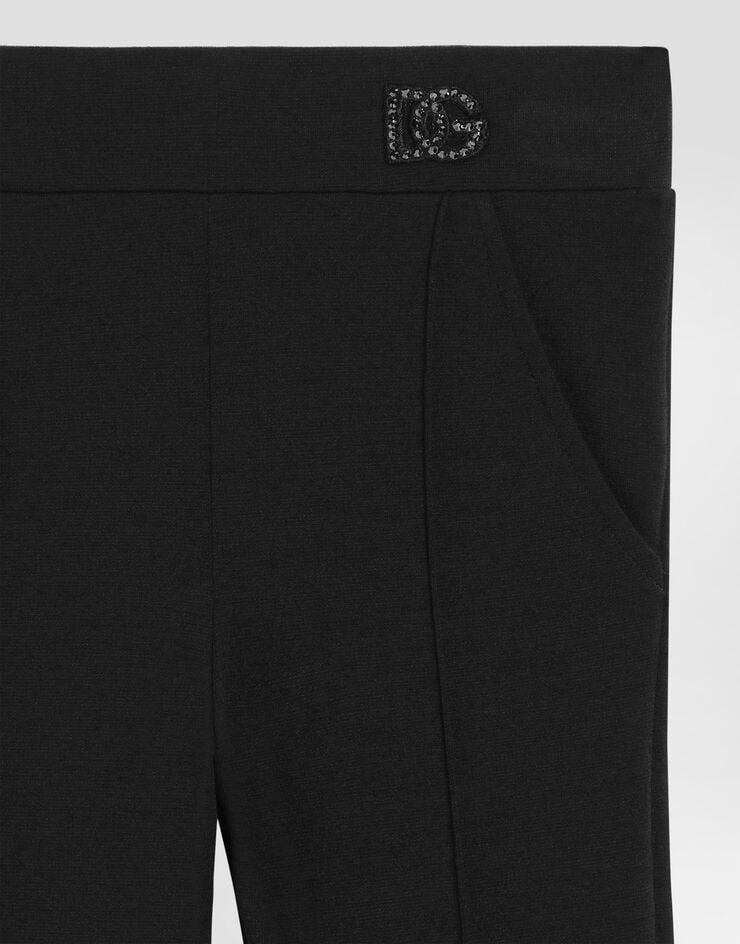Dolce & Gabbana Trousers with DG patch Dolce & Gabbana Trousers with DG patch Black L5JPH9G7PSC