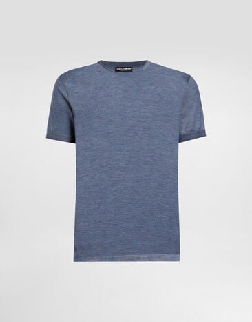 Dolce & Gabbana Silk t-shirt Grey G8ST1TG7P0F