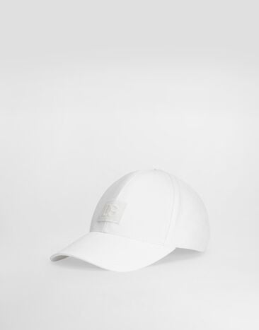 Dolce & Gabbana Cotton drill baseball hat White GH590ZGK064