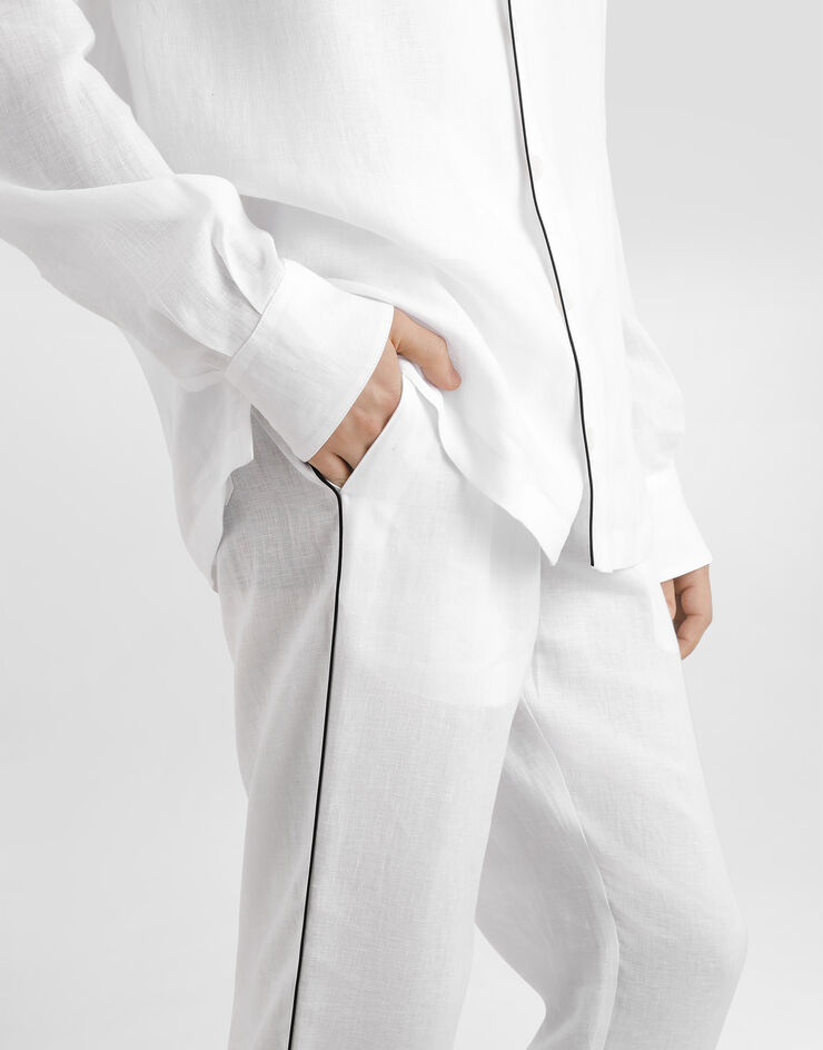 Dolce & Gabbana Linen trousers White GVCRAZGJ765