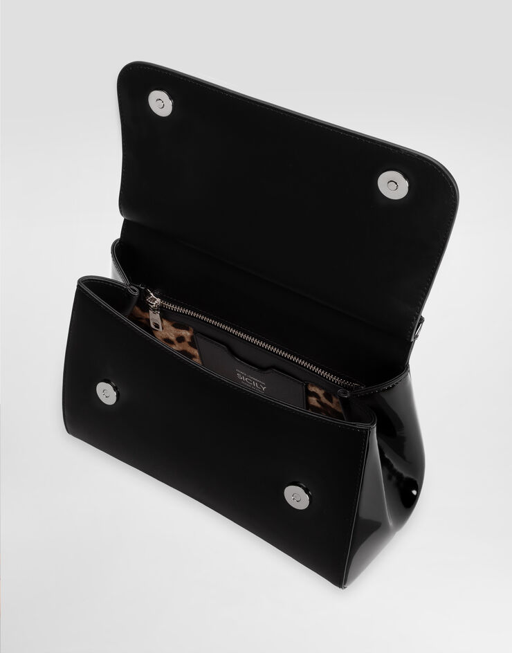 Dolce & Gabbana Bolso de mano Sicily grande Negro BB6002AI413