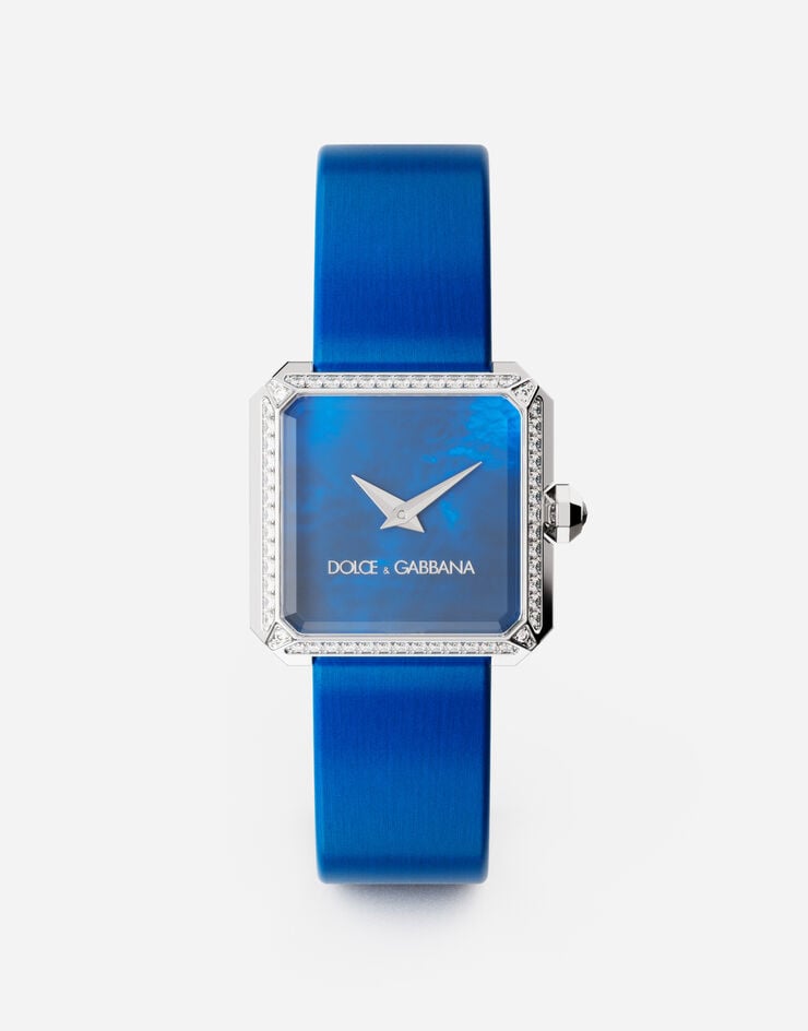Dolce & Gabbana Sofia steel watch with colorless diamonds Bleu WWJC2SXCMDT