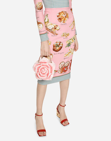 Dolce&Gabbana Bolso Dolce Box de resina en forma de rosa Multicolor BB7246AY988