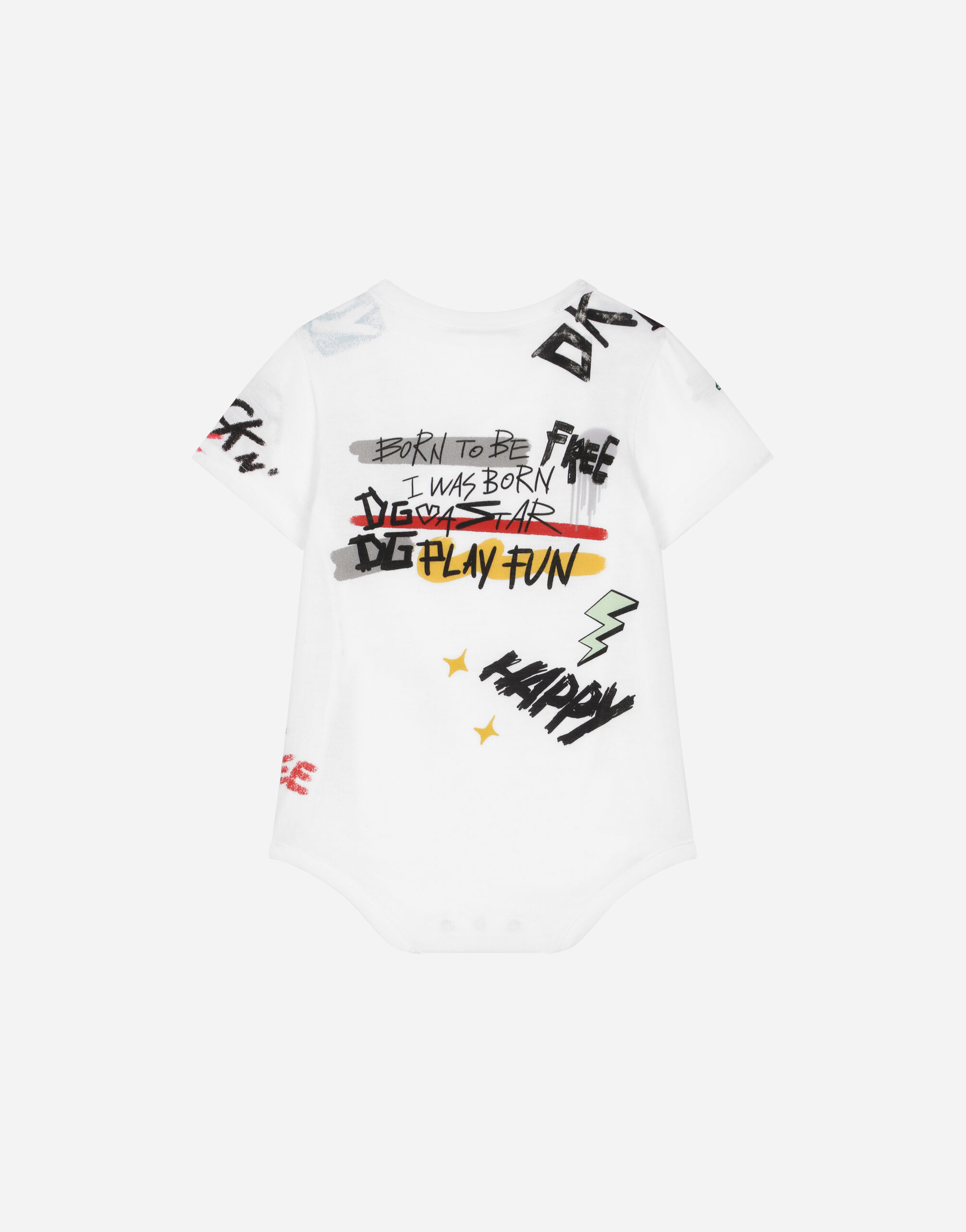 Dolce & Gabbana マルチカラー プリント tシャツ Multicolorのボーイズ DGデザインプリント ジャージー Tシャツ