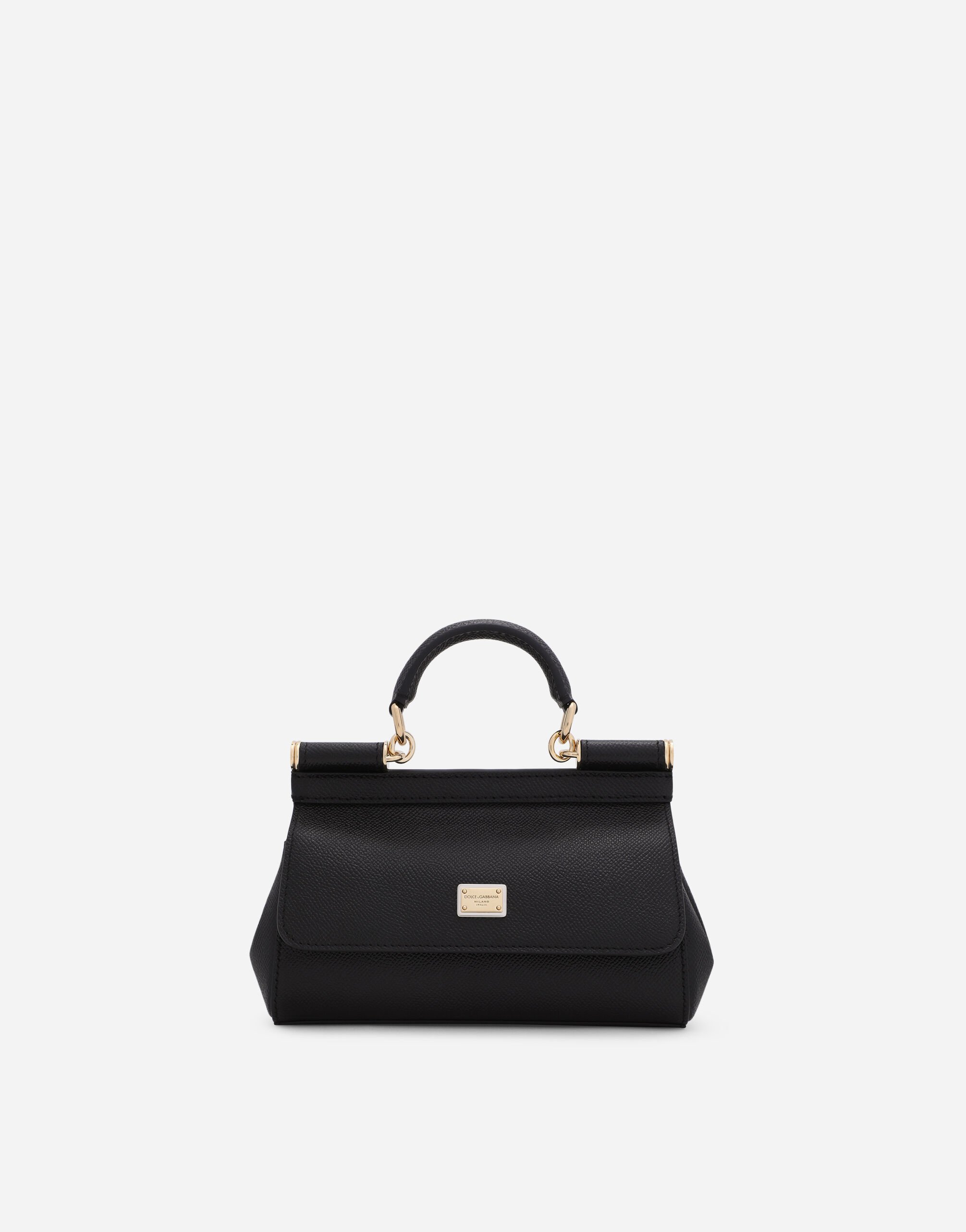 Small Sicily handbag in Black for Women Dolce Gabbana US