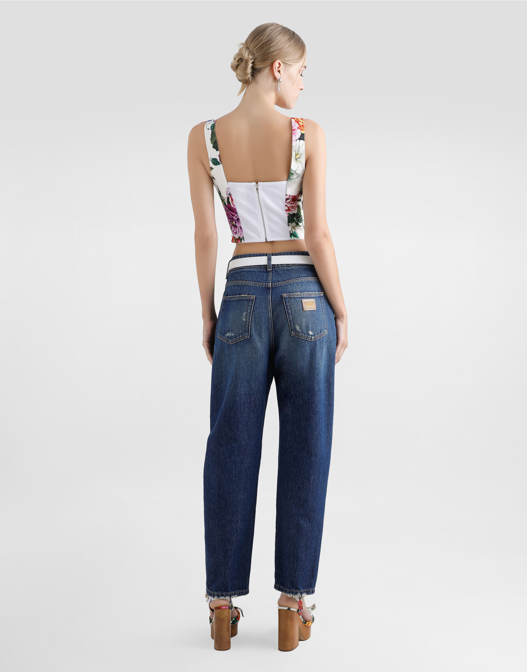 Multicolorのウィメンズ Boyfriend jeans | Dolce&Gabbana® Multicolorのウィメンズ Boyfriend jeans | Dolce&Gabbana®