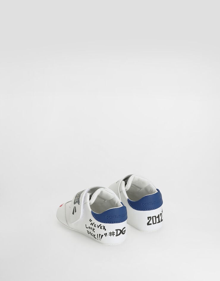 Dolce & Gabbana Sneaker en cuir d’agneau Multicolor DK0164AD161