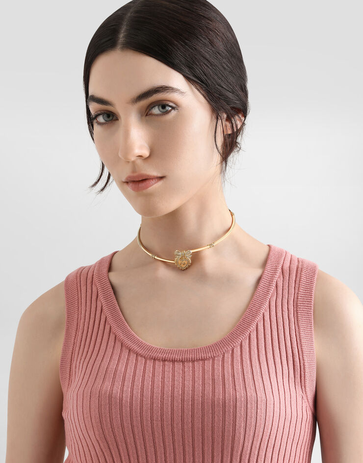Dolce & Gabbana Devotion Necklace  18 carat yellow gold Gold WNLD2GWYEDW
