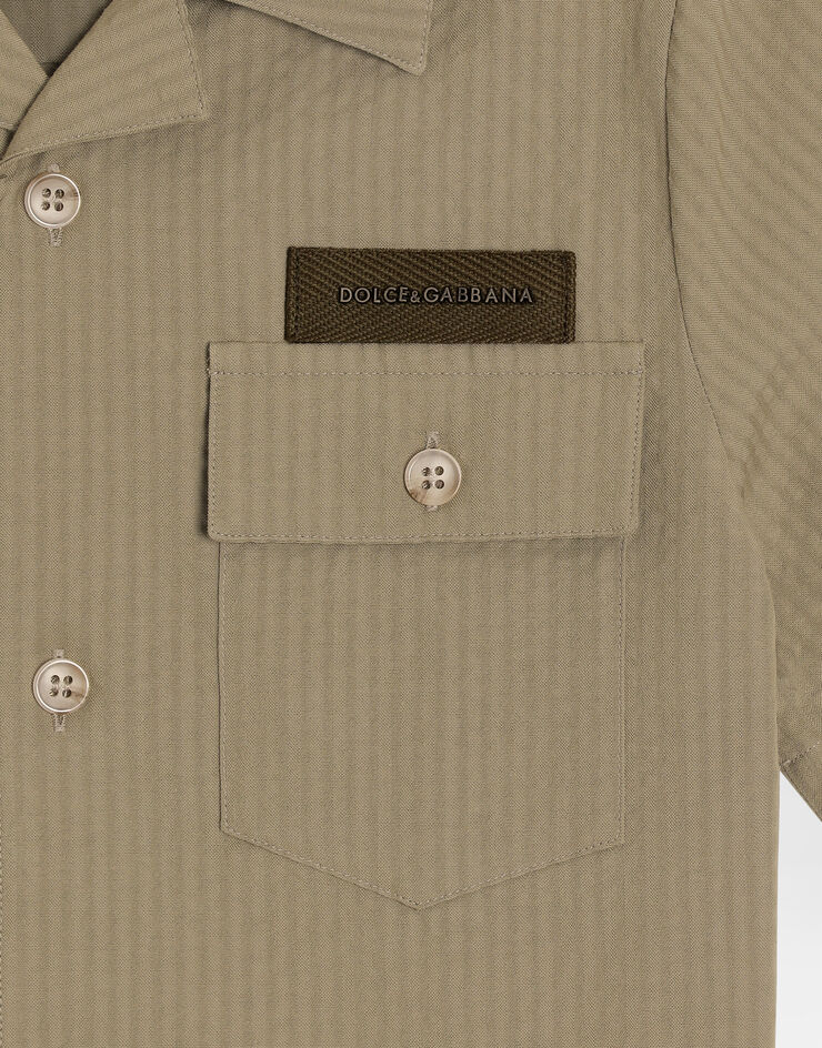 Dolce & Gabbana Seersucker shirt Multicolor L44S84FR521
