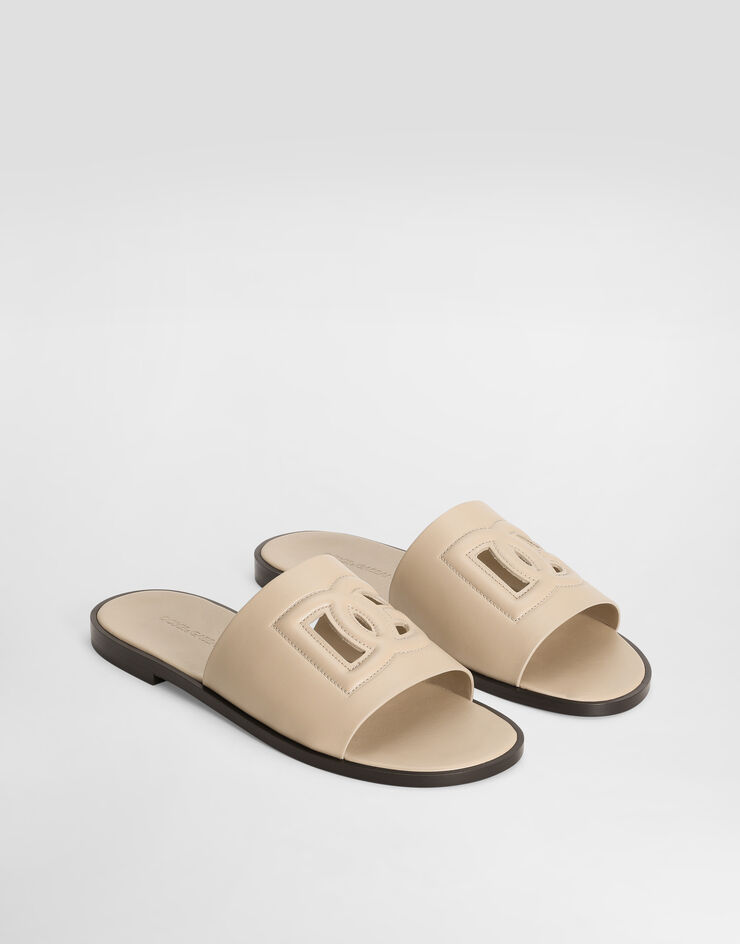 Dolce & Gabbana Calfskin sandals Beige A80397AR617