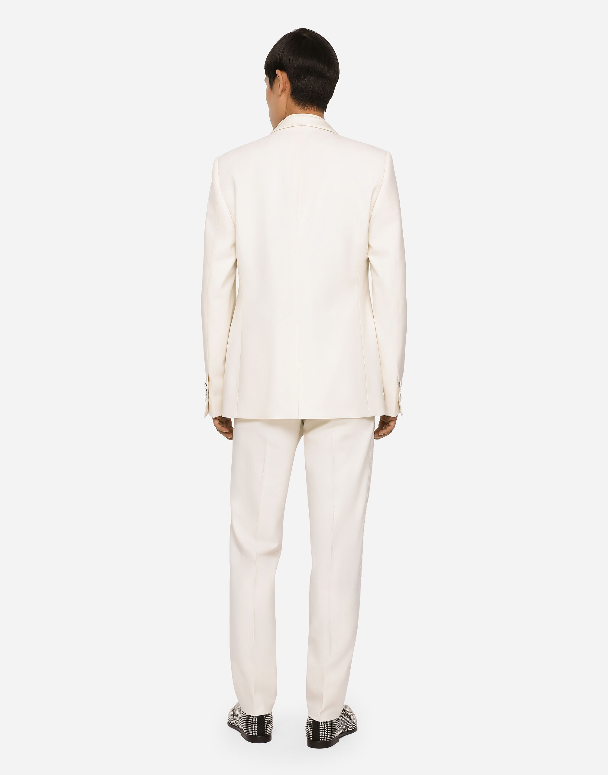 【送料&関税込】Dolce & Gabbana Gabardine Tuxedo Pants Classic gabardine tuxedo pants in Black for Men