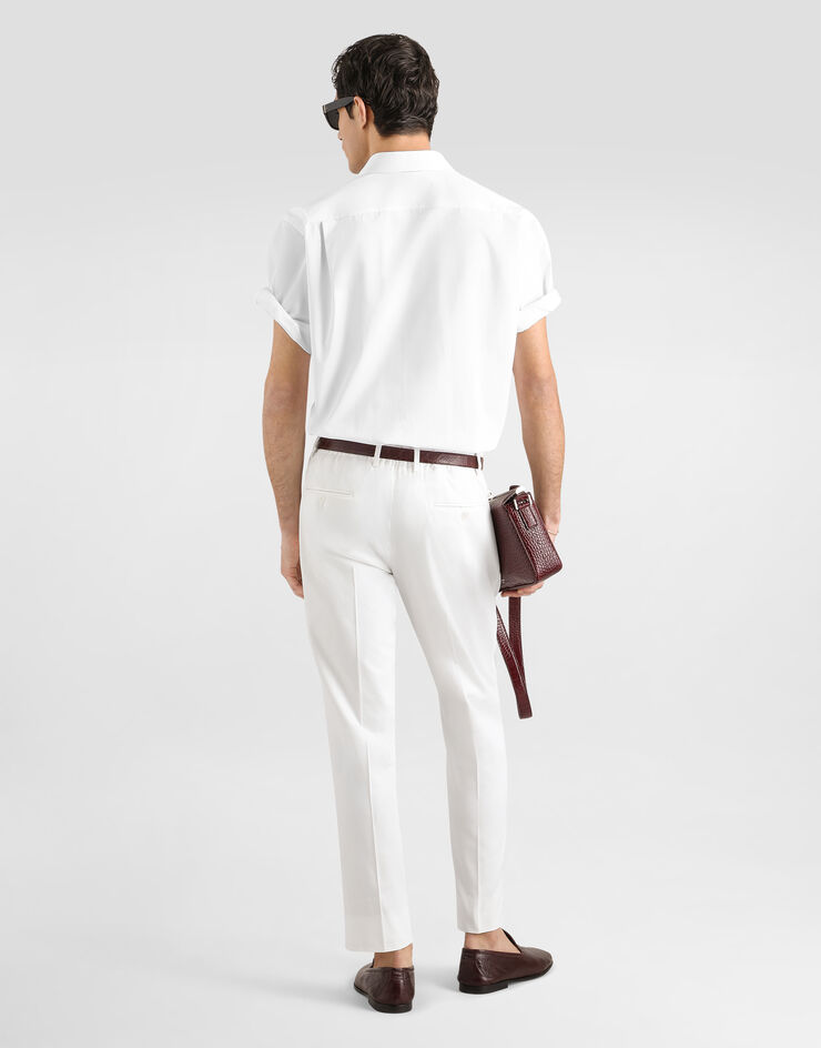 Dolce & Gabbana Cotton trousers Dolce & Gabbana Cotton trousers White GV4EEZFUFL9