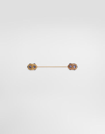 Dolce & Gabbana Spilla con strass Oro WPS7B5W1111