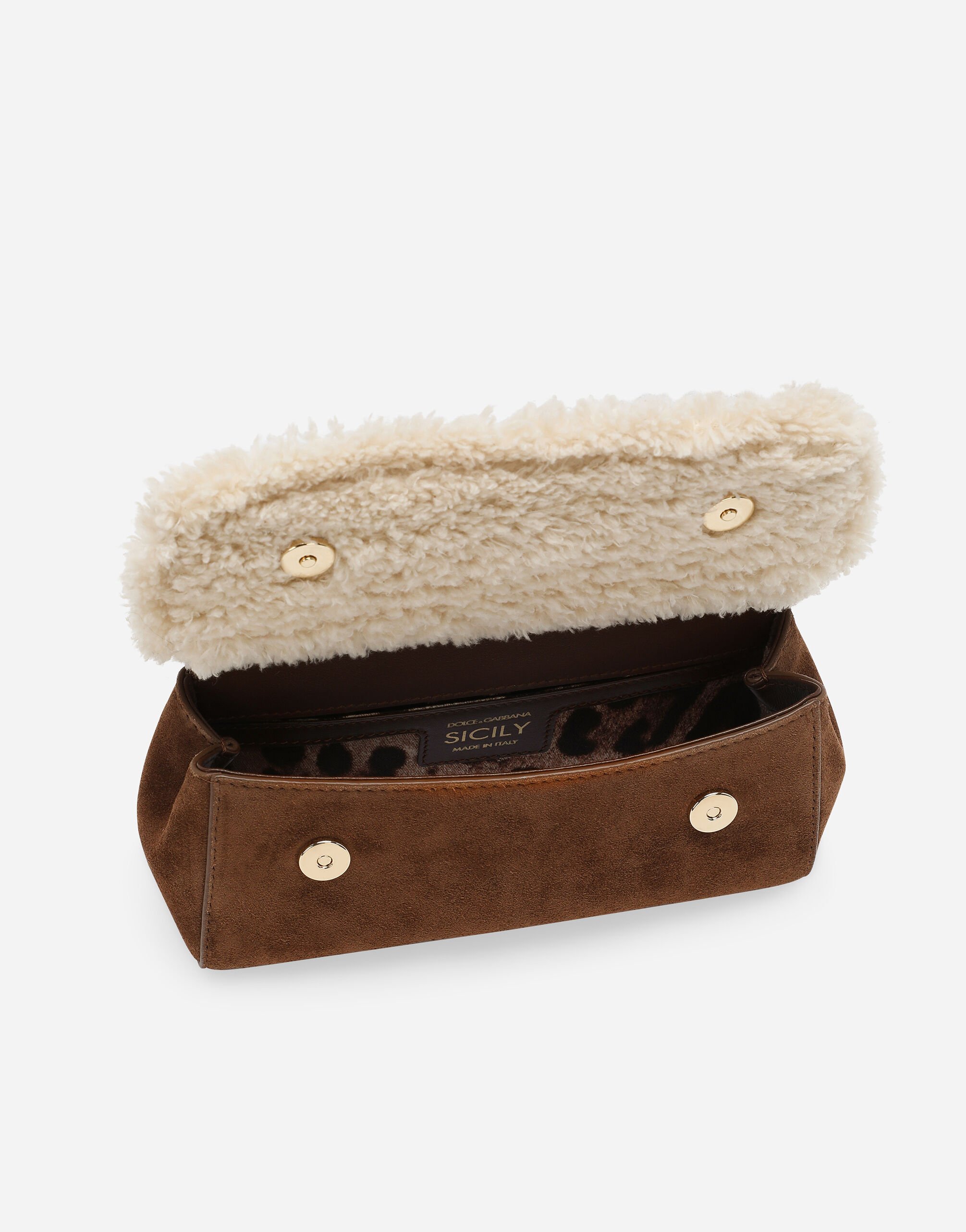 Dolce and top gabbana fur bag