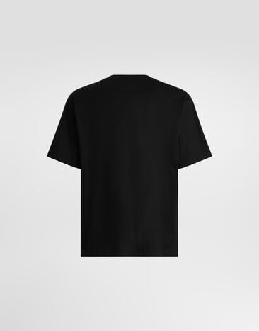 Dolce & Gabbana 티셔츠 코튼 소재 블랙 G8PN9TG7QNP