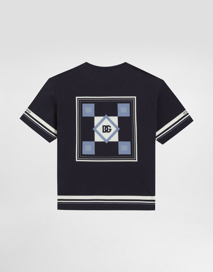Dolce & Gabbana Jersey T-shirt with print Multicolor L4JTHVII7HO