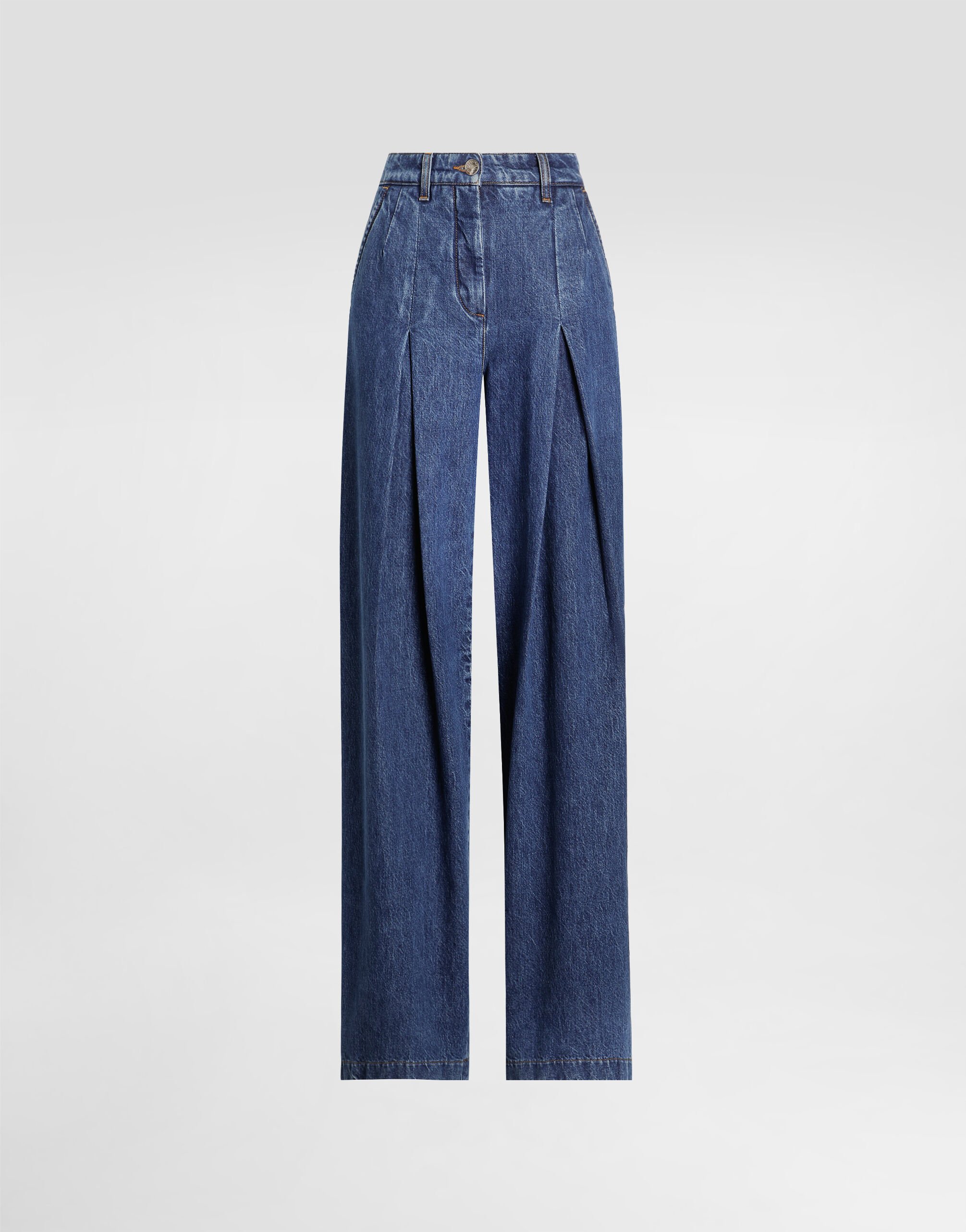 デニム・ジーパン DOLCE  GABBANA Women Denim Pants FTC8CDG8MB2 S9001 Navy Women's Jeans: jackets, pants and shorts | Dolce&Gabbana®